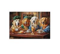Puzzle 1000 pièces Adultes Chiens en Tenue Victorienne Jeu éducatif Classique Puzzles, Jeu d'adresse pour Toute la Famille, Magnifique décoration Puzzle et Cadeaux 50x70cm