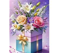 Puzzle 1000 Pieces Adultes Coffret Cadeau Fleur, Puzzle pour Adulte 1000 Pièces Jeu éducatif défi Jouet Activité Familiale Parfaite, Puzzles de Décoration Familiale