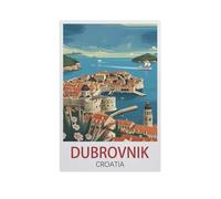Puzzle 1000 Pièces Adultes，Dubrovnik, Croatie，Jouets Cadeaux Éducatifs pour Les Vacances pour La Famille Et Les Amis（75x50cm）-AN46