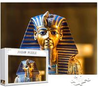 Puzzle 1000 Pièces Adultes, Egypte Puzzle Pharaon Motif Désign, Grand Bois Jigsaw 75x50cm Débutant Fille éducatif Challenge Toy Emballage Cadeau for Decoration Chambre Murale, Cadeau Femme, Model343