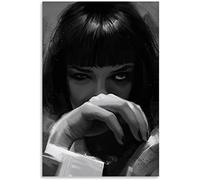 Puzzle 1000 Pièces Adultes Enfant Pulp Fiction Affiche de Film Classique Actrice Mia en Bois Puzzles dagogique Jeu Enfant 1000 Pieces 1000 Piece 29.5x19.6inch(75x50cm) sans Cadre