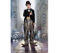 Puzzle 1000 Pièces Adultes EnfantCharlie Chaplin Movie City Light en bois puzzles dagogique jeu Enfant 1000 Pieces 1000 Piece 29.5x19.6inch(75x50cm) Sans Cadre
