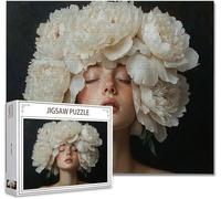 Puzzle 1000 Pieces Adultes Femme Jigsaw Puzzle Bois DIY Classiques Impossible éDucatif Jigsaw Exerce MéMoire et L'Intuition avec Affiche Incluse BoîTe Compacte Peut Cadeau pour Domicile DéCorer W-9