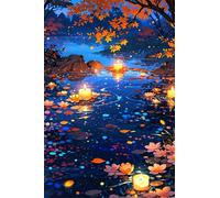 Puzzle 1000 Pieces Adultes Fleurs Bougie 75x50 cm, Examinez Les pièces, Découvrez Les Indices et Résolvez l'enquête, Puzzle Adulte 1000 Pièces