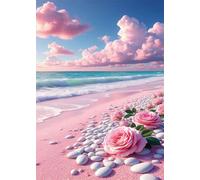 Puzzle 1000 Pieces Adultes Fleurs Sky Beach 75 x 50 cm Puzzle Adulte Jeu éducatif défi Jouet Puzzle Impossible 1000 Pièces Puzzles
