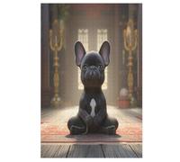 Puzzle 1000 Pièces Adultes, Football tête de Mort,pour Enfants,Puzzles en Bois,Décoration De La Maison （78×53cm）