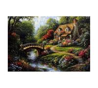 Puzzle 1000 Pieces Adultes Forêt Lot de Puzzle Cabine pour Adultes 75x50cm, Colorés, Classique Supérieure éducatif Défi Jouets pour Cadeau Homme Défi Jouets Familial Cadeau Decoration Chambre J-97