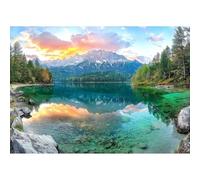 Puzzle 1000 Pieces Adultes Forêts Montagne Lacs 75 x 50 cm Puzzle Adulte Jeu éducatif défi Jouet Puzzle Impossible 1000 Pièces Puzzles