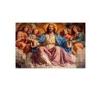Puzzle 1000 Pieces Adultes Homme Puzzle 1000 Pieces Bois Ange, Puzzles Classiques Jeux Réflexion pour Toute la Famille Réunie, Puzzles Adulte pour Printemps Decoration Murale 50 x 75cm LZPT-03899