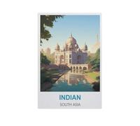 Puzzle 1000 Pièces Adultes，Inde, Asie du Sud，Puzzle en Papier DIY Jeu De Famille,Jeu De Team Building,Cadeau pour Les Amants Ou Les Amis（38x26cm）-GJ8