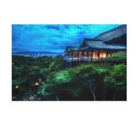 Puzzle 1000 Pièces Adultes, Kyoto, Japon,pour Enfants,Puzzles en Bois,Décoration De La Maison (75×50cm)