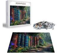 Puzzle 1000 Pièces Adultes Livre, Puzzles pour Adultes de Qualité Supérieure, Usine Puzzles Classiques, DIY Jeu D'Intelligence De l'art de la Décoration Moderne Maison Jeu Cadeaux de Noël B-731