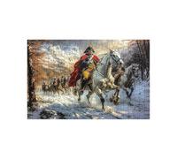 Puzzle 1000 Pieces Adultes Napoléon Puzzle 1000 Pieces Bois Hiver, Puzzles Classiques Jeux Réflexion pour Toute la Famille Réunie, Puzzles Adulte pour Printemps Decoration Murale 50 x 75 Cm LZPT-05095