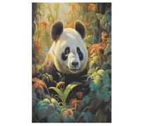 Puzzle 1000 Pièces Adultes, Panda Puzzles pour Enfants, en Bois Cadeaux, Jeu Familial Amusant （78×53cm）