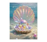 Puzzle 1000 Pieces Adultes Plage Coquillages 75x50 cm Jeux de Réflexion Éducatifs, Concentration et Amusants à Découvrir Activité Familiale Parfaite Puzzle Adulte 1000 Pièces