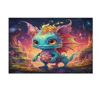 Puzzle 1000 Pièces Adultes, Ptérosaure Puzzles pour EnfFourmis, en Bois Cadeaux, Jeu Familial Amusant （75×50cm）