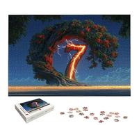 Puzzle 1000 Pièces Adultes, Puzzle 1000 Pieces Surnaturel pour Adultes, Grand Puzzles Bois Paysage avec Boite, Jeu de Concentration pour Toute la Famille, pour Décoration Maison, Cadeau Femme, -6383