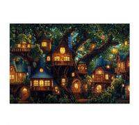 Puzzle 1000 Pièces Adultes, Puzzle Chalet pour Adulte, Grand Puzzles Bois avec Boite Cadeau 75x50cm, Jeu de Concentration pour Adultes, Decoration Noel, Idee Cadeau Femme Homme, Thème: Animé, Z-29