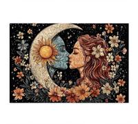 Puzzle 1000 Pièces Adultes, Puzzle Femme pour Adulte, Grand Puzzles Bois avec Boite Cadeau 75x50cm, Jeu de Concentration pour Adultes, Decoration Noel, Idee Cadeau Femme Homme, Thème: Fleur, Z-79