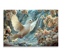 Puzzle 1000 Pièces Adultes, Puzzle Fleur pour Adulte Débutant, 75x50 cm Grand Puzzles Pigeon avec Boite, Jeu de Concentration pour Adultes, Puzzles Bois pour Décoration Maison, Cadeau Femme, -2410