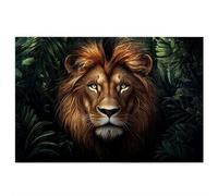 Puzzle 1000 Pièces Adultes, Puzzle Lion pour Adulte, Grand Puzzles Bois avec Boite Cadeau 75x50cm, Jeu de Concentration pour Adultes, Decoration Noel, Idee Cadeau Femme Homme, Thème: Animaux, F-79