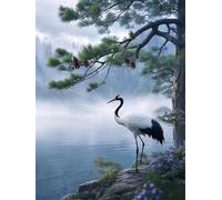 Puzzle 1000 pièces Adultes, Puzzle pour Adultes et Enfants 1000 pièces, défi cérébral, Puzzles Jeu éducatif, Puzzles avec Motif Arbre grue50x70cm