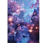 Puzzle 1000 pièces Adultes, Puzzle pour Adultes et Enfants 1000 pièces, défi cérébral, Puzzles Jeu éducatif, Puzzles avec Motif de Pont de Style chinois26x38cm