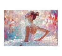 Puzzle 1000 Pièces Adultes, Rêve Puzzle Adulte avec Une Boîte d'emballage Exquise, Classique Jeux Educatifs pour Activité Familiale, Grand Puzzles en Bois Ballet, Cadeau Tableau Decor Murale -1395