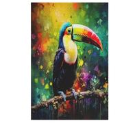 Puzzle 1000 Pièces Adultes, Toucans,pour Enfants,Puzzles en Bois,Décoration De La Maison 78×53cm