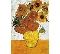 Puzzle 1000 Pieces Adultes Tournesols de Vincent Van Gogh 70 x 50 cm Puzzle Adulte 1000 pièces Jeu éducatif défi Jouet 1000 Pièces Puzzles Van Gogh Peinture Art Adultes Enfants