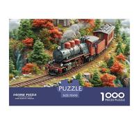 Puzzle 1000 Pieces Adultes Train de rêve70x50cm/1000pcs Puzzle Adulte 1000 Pièces Jeu Éducatif Défi Jouet 1000 Pièces Puzzles Mini-World Adultes Enfants