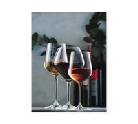 Puzzle 1000 Pièces Adultes，Vins Rouge, Blanc et rosé dans des Verres et des Bouteilles，Puzzle en Papier DIY Jeu De Famille,Jeu De Team Building,Cadeau pour Les Amants Ou Les Amis（38x26cm）-Q96