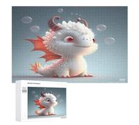 Puzzle 1000 Pièces Adultes, White ptérosaure Puzzles pour Enfants, en Bois Cadeaux, Jeu Familial Amusant （75×50cm）