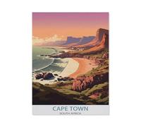 Puzzle 1000 Pièces，Affiche de Voyage Cape Town Afrique du Sud，Papier Puzzles Dagogique Jeu Enfant 1000 Pieces 1000 Piece（50x70cm）-BH3