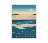 Puzzle 1000 Pièces,Affiche de Voyage Vintage en France - Bassin d'Arcachon,Papier Puzzles Dagogique Jeu Enfant 1000 Pieces 1000 Piece(50x70cm)-BM23