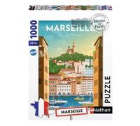 Puzzle 1000 pieces - affiche marseille