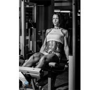 Puzzle 1000 pièces - Affiches de Fitness pour Femmes - Puzzle Noir et Blanc - Jeu de mémoire pour Adultes - Jouets Anti-Stress pour Toute la Famille - Cadeaux Gys Decor - 26x38cm