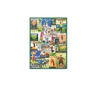 Puzzle 1000 pièces : Affiches de golf vintage