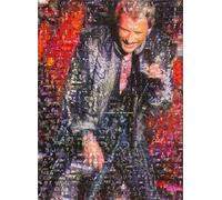 Puzzle 1000 pièces, Affiches du Chanteur J.Hallyday, Jouets éducatifs Anti-Stress pour Toute la Famille, Qz424Yk, 70 x 50 cm