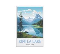 Puzzle 1000 pièces, Affiches Kintla Lake Montana Puzzles pour Adultes 1000 pièces, Puzzle Classique Adolescents garçons Filles Puzzles 52x38cm