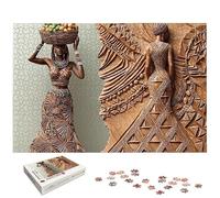 Puzzle 1000 Pièces Afrique, Puzzle 1000 Pièces pour Adultes et Enfants à Partir de 14 Ans, Femme Puzzles Bois avec Une Boîte d'emballage Exquise, Puzzles pour Décoration Murale, Cadeau Femme, -5392