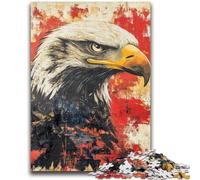 Puzzle 1000 pièces Aigle mystérieux, Jeu Stimulant et Jeu Familial, idéal comme Cadeau pour Toute la Famille 50x75cm