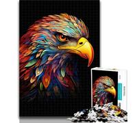Puzzle 1000 pièces Aigles colorés Puzzle 1000 pièces pour Adolescents Cadeaux, Cadeaux d'anniversaire, Cadeaux, décoration Murale pour et jusqu'à 14 Ans 50x75cm