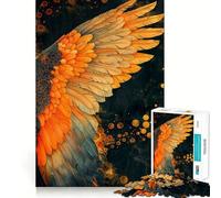 Puzzle 1000 pièces Aile d'ange Droit pour Adultes, Jeu de réflexion, renforcement des Liens familiaux, découpe de précision, Cadeau créatif (38x52cm)