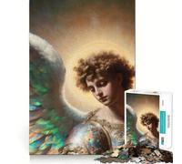 Puzzle 1000 pièces Ailes et Armure pour Adultes Réfléchissez,entraînez-Vous,jouez,Assemblage Solide,Aucune pièce ne se détache,Cadeau Unique pour soulager Le Stress (38x52cm)