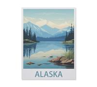 Puzzle 1000 pièces，Alaska États-Unis，Adulte Enfant Jeu éducatif en Papier（50x70cm）-IF32