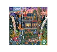 Eeboo - Puzzle 1000 Pièces La Forêt de l’alchimiste - Puzzle Adulte 1000 Pièces en Carton - Dimensions du Puzzle 58,4 cm x 58,4 cm