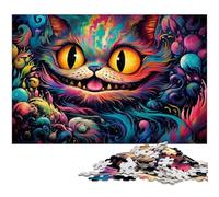 Puzzle 1000 pièces Alice au Pays des Merveilles, Puzzle pour Adultes, pour Les Parents, Les Amoureux et Les Amis à partir de 14 Ans 26 x 38 cm / 10,23 x 14,96 Pouces