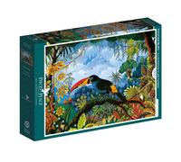 Puzzle 1000 pièces Alize Pieces & Peace Toucan bleu Multicolore E