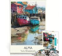 Puzzle 1000 pièces Alma pour Adolescents, Jeu de réflexion, découpe de précision, Cadeau Original pour Un Anniversaire ou Noël 38x52cm
